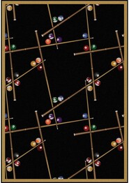 Joy Carpets Games People Play Snookered Black